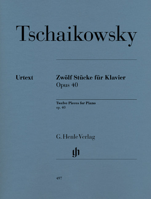 Tchaikovsky - Twelve Piano Pieces Op. 40 - (Piano) afbeelding 2