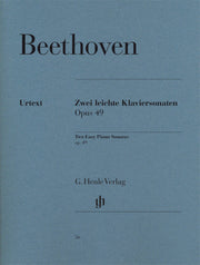Beethoven - Piano Sonatas Op.49 Nos.1 And 2 (Urtext Edition) - (Piano)