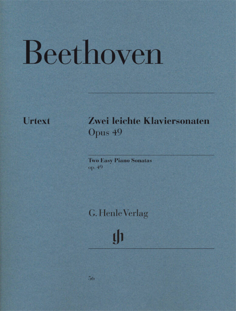 Beethoven - Piano Sonatas Op.49 Nos.1 And 2 (Urtext Edition) - (Piano)