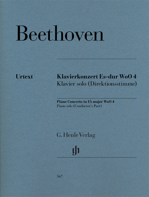 Beethoven - Klavierkonzert Es-dur WoO 4 - (Piano) afbeelding 2