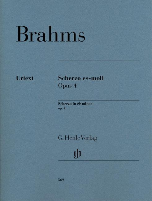 Brahms - Scherzo e flat minor op. 4 - (Piano)
