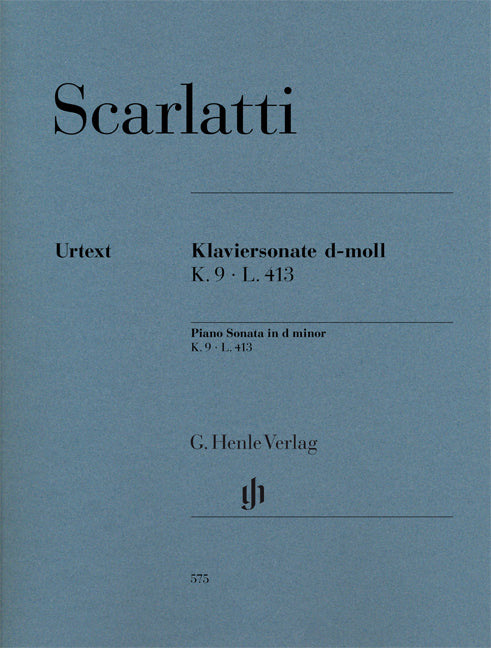 Scarlatti - Klaviersonate d-moll K. 9, L. 413 - (Piano) afbeelding 2