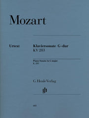Mozart - Piano Sonata In G KV 283 (Henle Urtext Edition) - (Piano)