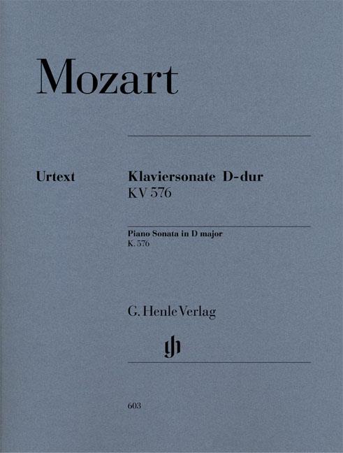 Mozart - Piano Sonata D major KV 576 - (Piano)