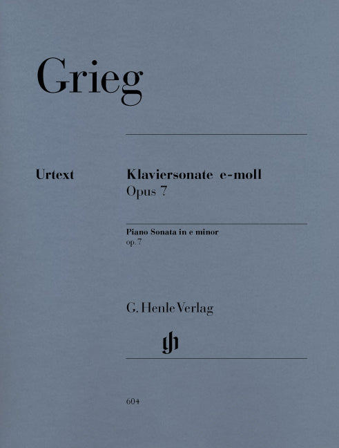 Grieg - Sonata In E Minor Op.7 (Urtext Edition) - (Piano) afbeelding 2