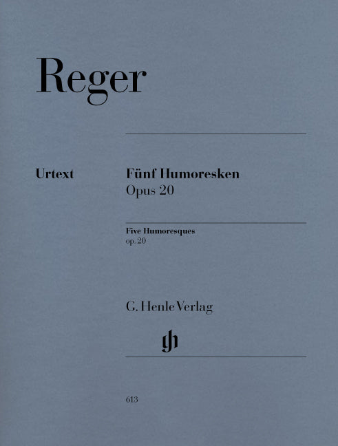 Reger - Five Humoresques for Piano op. 20 - (Piano) afbeelding 2