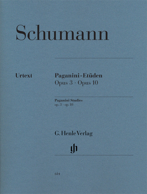 Schumann - Paganini-Studies Op. 3 and Op. 10 - (Piano) afbeelding 2