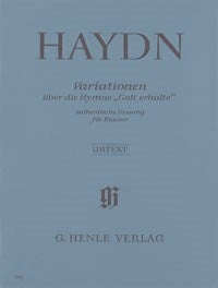 Haydn - Variations On The Hymn "Gott Erhalte" (Kaiserquartett) G Hob. III:77 (Henle Urtext Edition) - (Piano) afbeelding 2