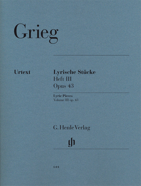 Grieg - Lyric Pieces Book III Op.43 - (Piano) afbeelding 2