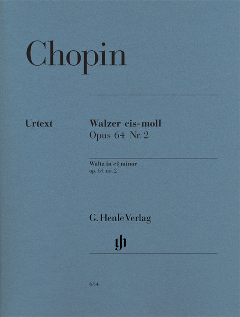 Chopin - Waltz In C Sharp Minor Op.64 No.2 (Urtext Edition) - (Piano) afbeelding 2