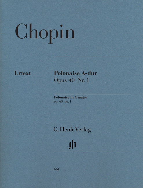 Chopin - Polonaise Op.40 Nr.1 - (Piano) afbeelding 2
