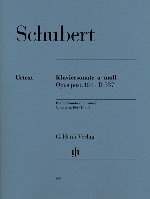 Schubert - Klaviersonate A-Moll Opus Post. 164 D537 - (Piano) afbeelding 2