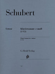 Schubert - Piano Sonata In C Minor D.958 (Urtext Edition) - (Piano)
