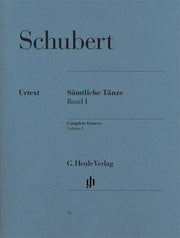 Schubert - Samtliche Tanze Band I (Urtext) - (Piano)