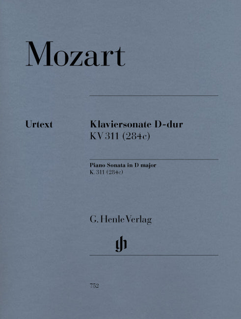 Mozart - Piano Sonata In D Major KV 311 (284c) - (Piano) afbeelding 2