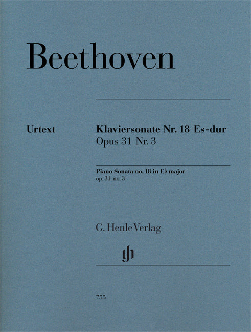 Beethoven - Piano Sonata In E Flat Op.31 No.3 - (Piano) afbeelding 2