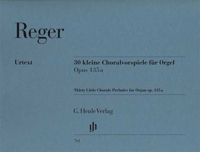 Reger - Thirty Little Chorale Preludes For Organ Op.135a - (Orgel) afbeelding 2