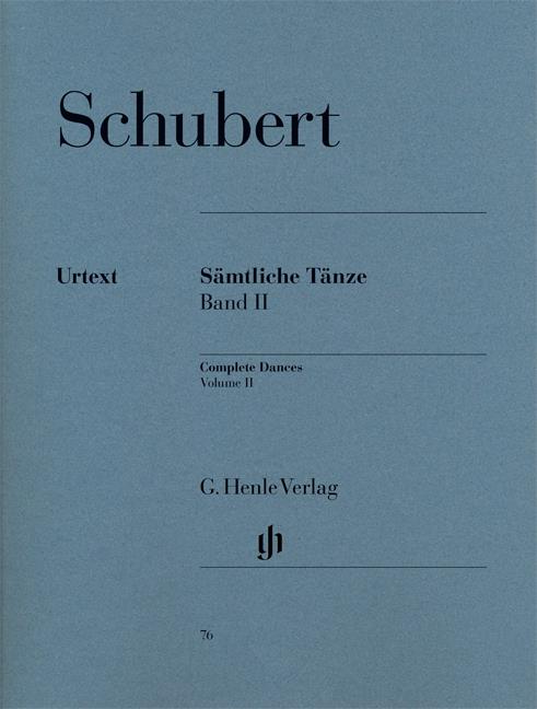 Schubert - Complete Dances - Volume II (Henle Urtext Edition) - (Piano)