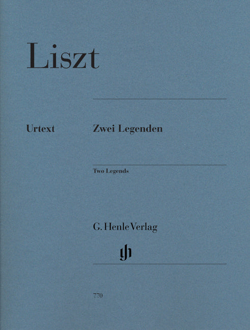 Liszt - Two Legends (Henle Urtext Edition) - (Piano) afbeelding 2