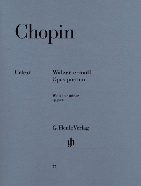Chopin - Walzer E-Moll Opus Postum (Urtext) - (Piano)