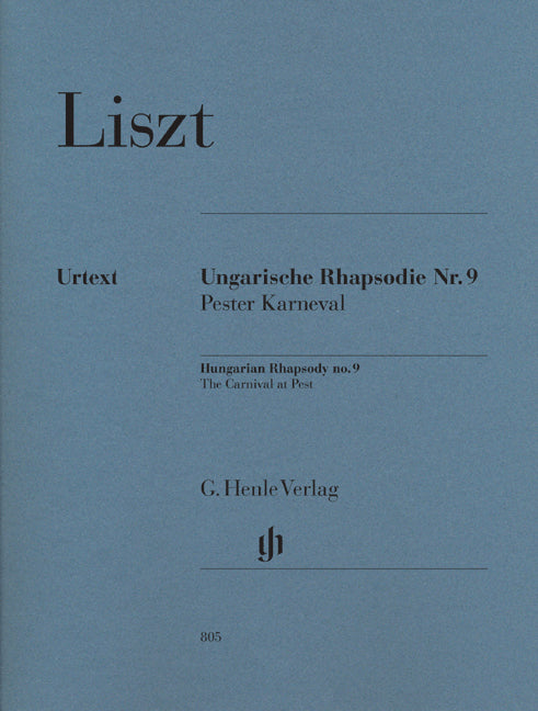 Liszt - Hungarian Rhapsody No.9 - The Carnival At Pest (Henle Urtext Edition) - (Piano) afbeelding 2