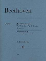 Beethoven - Piano Sonata No.9 And No.10 Op.14 (Henle Urtext Edition) - (Piano)