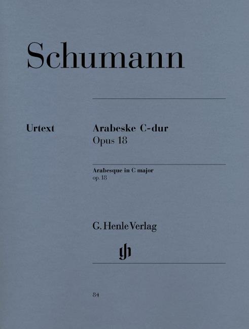 Schumann - Arabesque In C Op.18 (Urtext Edition) - (Piano)