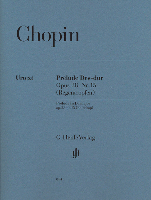 Chopin - Prelude Des Dur Op 28,15 - (Piano) afbeelding 2