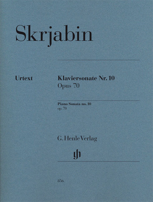 Scriabin - Klaviersonate Nr. 10 op. 70 - (Piano) afbeelding 2