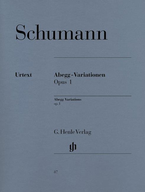 Schumann - Abegg Variations Op.1 (Henle) - (Piano)