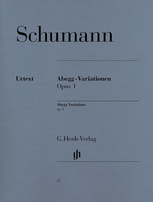 Schumann - Abegg Variations Op.1 (Henle) - (Piano) afbeelding 2