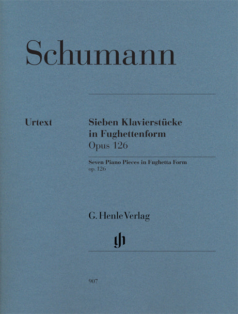 Schumann - Sieben Klavierstucke In Fughettenfuerm Op 126 - (Piano) afbeelding 2