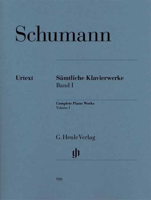 Schumann - Samtliche Klavierwerke Band I - (Piano)