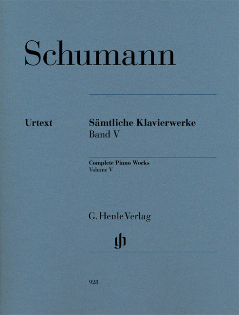 Schumann - Samtliche Klavierwerke Band V - (Piano) afbeelding 2