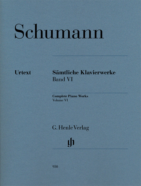 Schumann - Samtliche Klavierwerke Band VI - (Piano) afbeelding 2