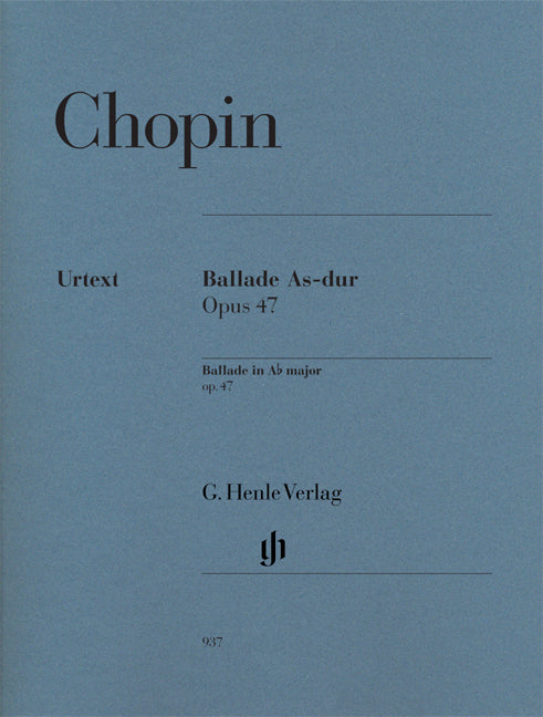 Chopin - Ballade Ina Flat Major Op 47 - (Piano) afbeelding 2