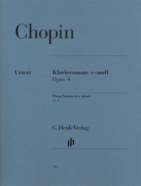 Chopin - Klaviersonate C-Moll Op 4 - (Piano)