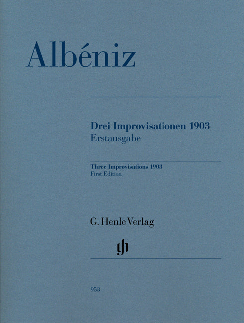 Albéniz - 3 Improvisationen - (Piano) afbeelding 2