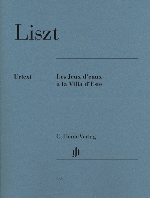 Liszt - Les Jeux D'Eaux A La Villa D'Este - (Piano) afbeelding 2