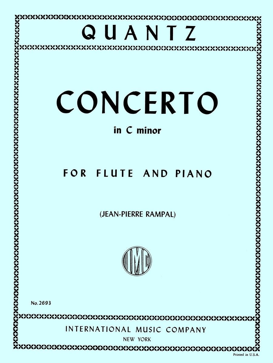 Quantz: Concerto C minor (Dwarsfluit, Piano)