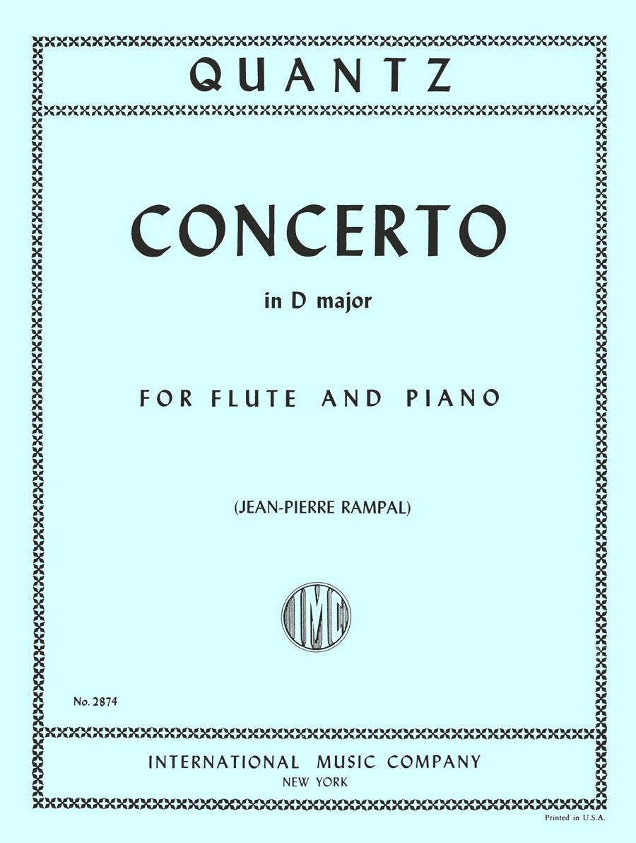 Quantz: Concerto D major (Dwarsfluit, Piano)