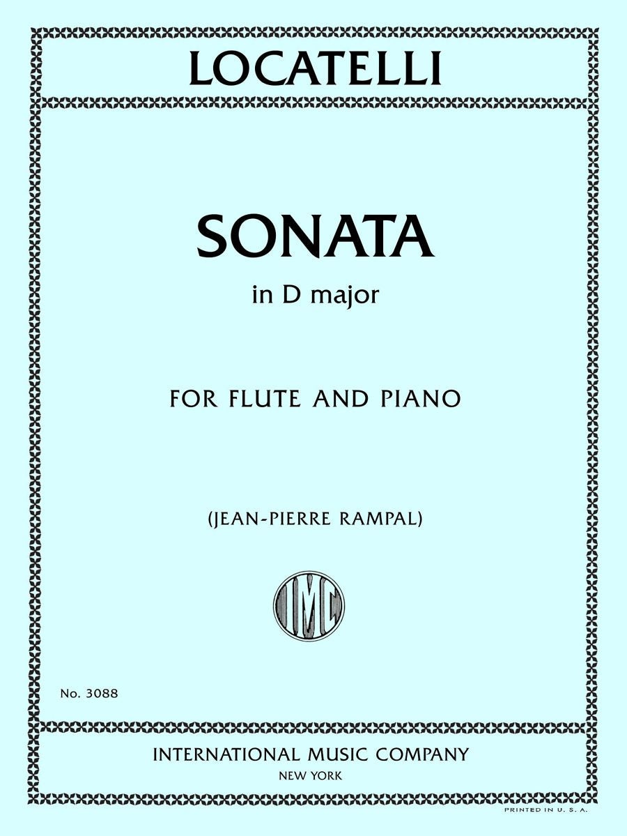 Locatelli: Sonata in D major D-Dur (Dwarsfluit, Piano)