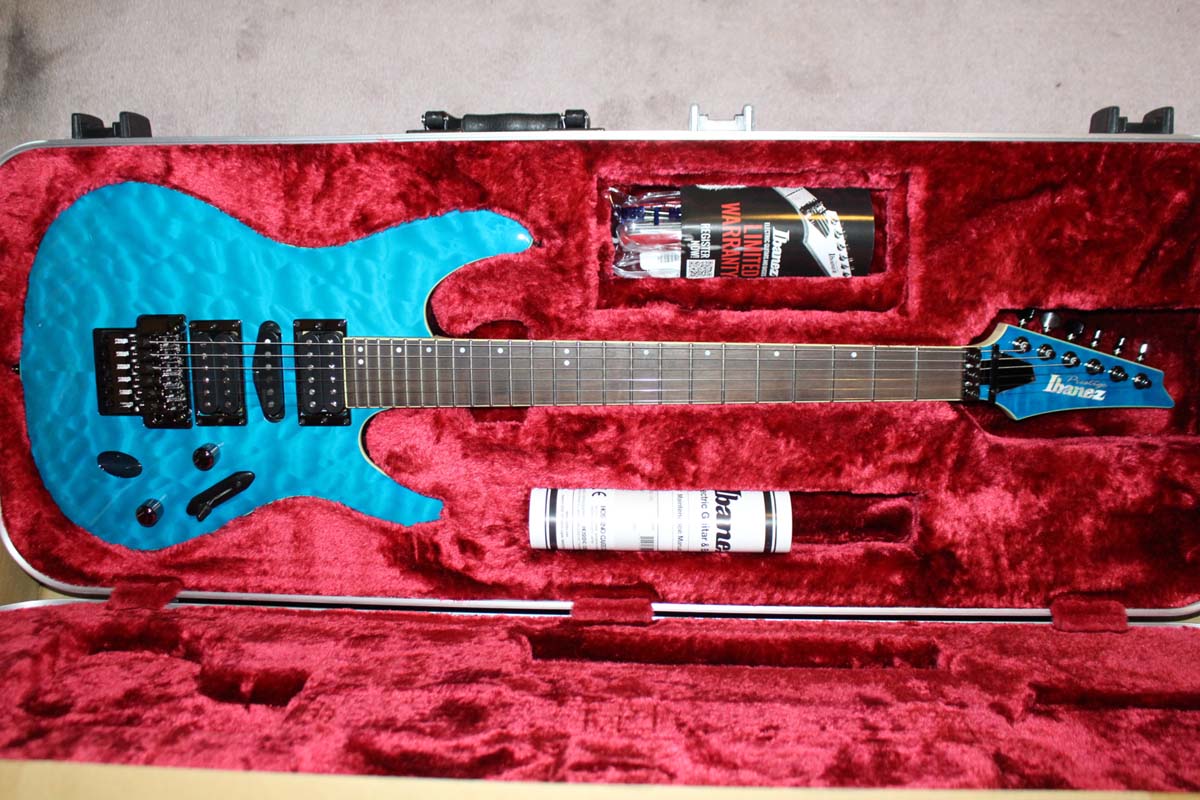 Ibanez S6570QNBL – Elektrische gitaar