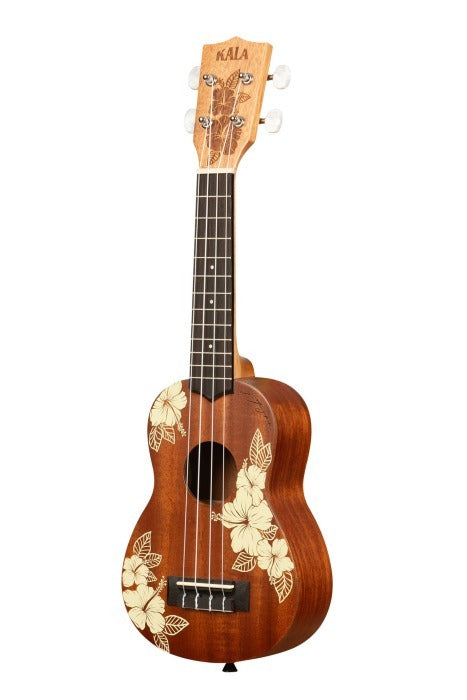 kala - Hibiscus Mahogany Soprano Ukulele