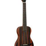 Kala-Ka-Sb-Eby-T_w/bag-Solid Body Electric Striped Ebony Tenor Ukulele