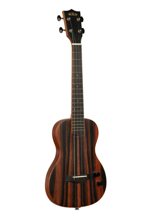 Kala-Ka-Sb-Eby-T_w/bag-Solid Body Electric Striped Ebony Tenor Ukulele