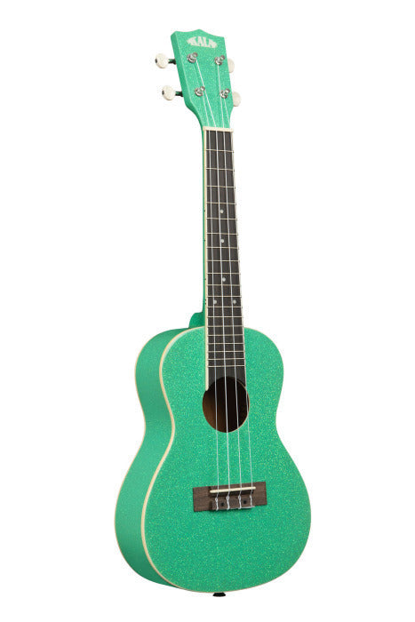 kala - Gatsby Green Sparkle Concert Ukulele with bag