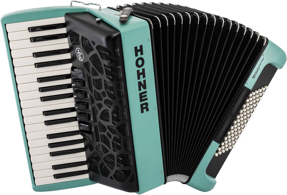 Hohner HOA166163 Accordeon, Bravo III 72, wind, myColor, Silent Key