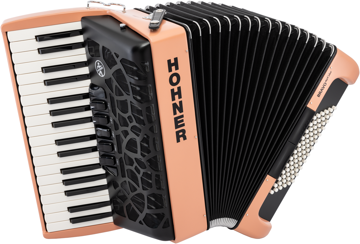 Hohner HOA166173 Accordeon, Bravo III 72, sunrise, myColor, Silent Key