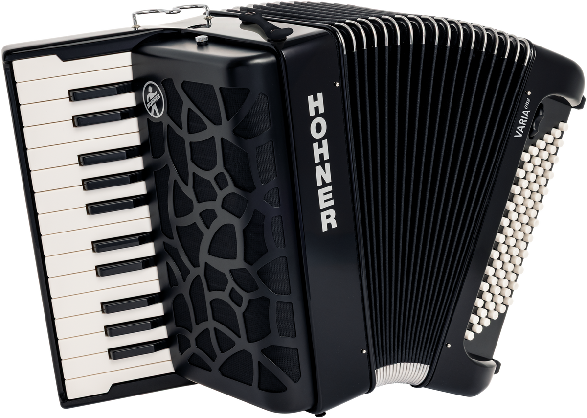 Hohner HOA2830 Accordeon, Varia One, Convertor, zwart, Piano-versie, B-greep